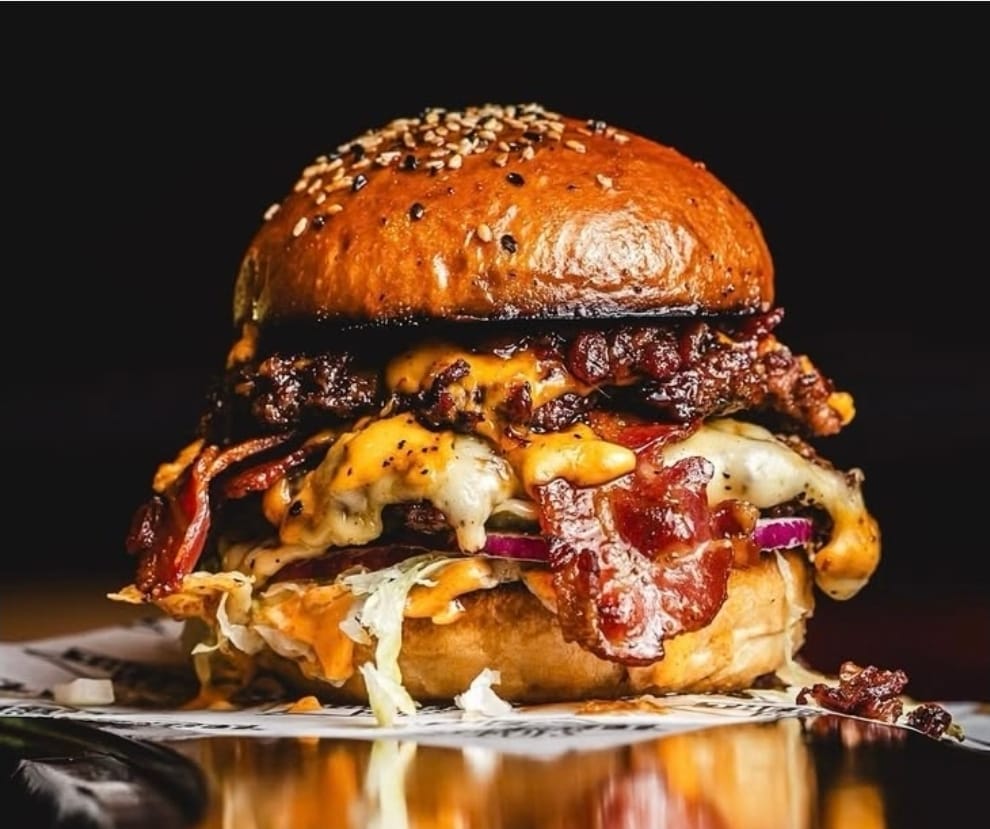 Mc Dowell's — burger con bacon y cheddar